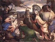 Jacopo Bassano Adoration of the Magi oil painting on canvas